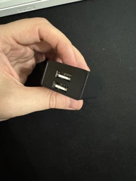 Зарядное устройство Grand-X CH-15B 5V 2.1A 2USB с защитой от перегрузки и перегрева Black