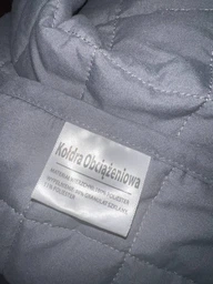 Одеяло утяжеленное гравитационное 6,8 кг Cotton 150 х 200 см Серое фото от покупателей 1