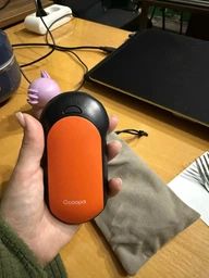 Павербанк грілка для рук на 10000 mAh Ocoopa Powerbank Heater H01 помаранчевий фото від покупців 1