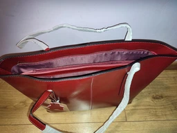 Сумка шоппер женская из натуральная кожи Vintage leather-22076 Бордовая фото от покупателей 1
