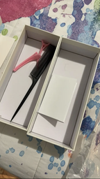 Портативний бездротовий гребінець-випрямляч для волосся, USB-зарядкою та цифровим дисплеєм KEIVING фото від покупців 3