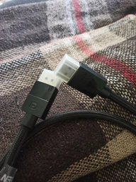 Кабель UGREEN DP114 DP 1.4 Male to Male Plastic Case Braided Cable (1.5m) Black фото от покупателей 4
