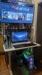 Стіл з електро-регулюванням висоти 120 X 60 см Flexi Desk White 027898