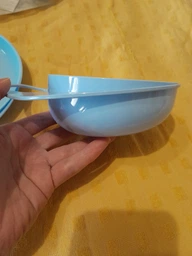 Набор детских тарелок Nuvita Easy Eating мелкая 230 мл 2 шт (NV8461Blue) фото от покупателей 5
