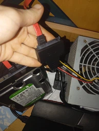 Кабель-перехідник (адаптер) XON MemoryCable 2 x USB 2.0 to SATA 6 Гбіт/c для 2.5" HDD / SSD дисків Чорний (XCA1A22SA1PB 6556) фото від покупців 2