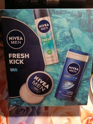Набор для мужчин NIVEA Men Fresh Kick Гель для душа 250 мл + Антиперспирант 150 мл + Крем для лица 75 мл (4006000118666) фото от покупателей 1