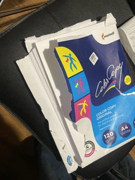 Бумага офисная картон А4, 120г/м2, 250л, Color Copy Mondi Бумага плотная А4 для принтера фото от покупателей 3