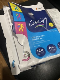 Бумага офисная картон А4, 120г/м2, 250л, Color Copy Mondi Бумага плотная А4 для принтера фото от покупателей 1