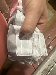 Комплект кухонних штор VR-Textil № 017к з підв'язками на карниз 1 - 1.5 м Кавовий з білим 170х270 см (50-780) фото від покупців 2