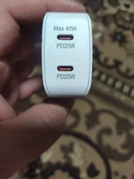 Зарядное устройство XON PowerCharge 40W (PD20) USB Type-C (PCWC040020A0С2W 6105) Белый фото от покупателей 2
