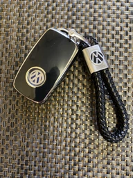 Силиконовый чехол для ключа Volkswagen, Skoda, Seat. 3 кнопки, чёрный (P488-Black) фото от покупателей 3