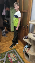 Штани карго Musti багі вуличний стиль хлопчику 6-16 років скейтери,Хакі 164