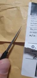 Мультифункциональный брелок-игла, зубочистка из титана 12 см Черный (sv0290-blk)