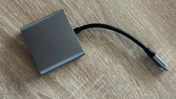 Переходник Type-C на HDMI USB 3.0, адаптер для MacBook Apple Samsung Asus HP Type-С USB-хаб 4K (TypeC-HUB-3in1-SL) Dark Grey фото от покупателей 5
