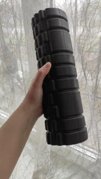Массажный ролик (валик) Solid Grid Roller Mini 30 см фиолетовый (роллер, цилиндр для МФР и йоги, массажер для спины, ног, рук, шеи) WS-EF30-V фото от покупателей 1