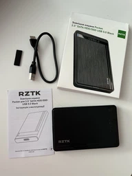 Внешний карман RZTK Pocket для 2.5" SATA HDD/SSD USB 3.0 Black фото от покупателей 13