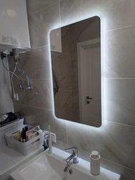 Зеркало JUVENTA Neo 50x80 см с LED-подсветкой фото от покупателей 5