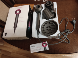 Профессиональный фен Magic Hair 5в1 с турбо режимом и ионизацией стайлер SmartX 5 магнитных насадкок для укладки волос 1600 Вт Розовый Фуксия фото от покупателей 2