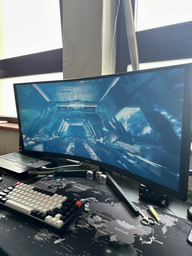 Монитор 34" Samsung Odyssey G5 C34G55T (LC34G55TWWIXCI) WQHD / VA 1000R Curved / 165Hz / 1ms / 8-Bit / DisplayHDR 10 / G-Sync Compatible / FreeSync Premium / Black eQualizer / Picture-by-Picture фото от покупателей 1