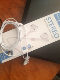 Дротові навушники 3.5mm Hoco M93 Stereo вакуумні з мікрофоном 1.2m White