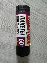 Пакети для сміття LD 60л чорні 10шт 60*80 TOP PACK