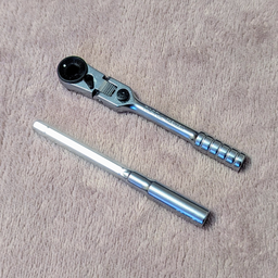 Трещотка с шарниром Toptul 1/4" 60 зубцов мини (исп. с FTDF0810) (CHEV0811)