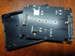 Адаптер в корпусе SATA III - > M.2 SSD NGFF KEY-B переходник Черный фото от покупателей 6