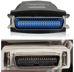 Кабель принтера-адаптер USB2.0 - LPT M/M 85 см Centronics SPP/EPP/ECP IEEE 1284 Черный