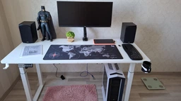 Стіл з електро-регулюванням висоти 120 X 60 см Flexi Desk White 027898