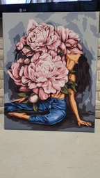 Картина по номерам Brushme Водоворот пионов Дарья Михайлишина 40x50 см (BS53219) (9995482112765)