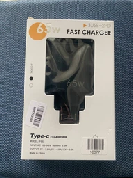 Мережевий зарядний пристрій PD 65W швидка зарядка Quick Charge 3.0 USB Type-C PD блок швидкої зарядки для IPhone IPad Apple Samsung Xiaomi юсб адаптер живлення для айфона телефона чорний (10077) фото від покупців 9