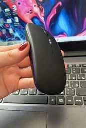 Мышка беспроводная RGB подсветкой для пк аккумулятором 1600 DPI бесшумная для ноутбука Bluetooth 5.0 и USB зарядкой для компьютера WiFi без провода фото от покупателей 8