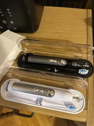 Набір 2 Ультразвукові Зубні Щітки MEDICA+ PROBRUSH 9.0 (ULTASONIC) Чорна і Фуксія