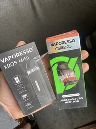 Pod Система Vaporesso XROS Mini Kit + 4 картриджа Xros 2 мл Corex 2.0 (Багаторазова електронна сигарета) Black