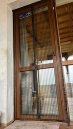 Москитная сетка занавеска для дверей DoorP34 на магнитах 34 шт. 900х2100 мм антимоскитная штора на дверь защита от насекомых, мух и комаров черная фото от покупателей 1