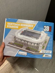 3D пазл стадион (конструктор стадион) Real Madrid (Santiago Bernabeu) с подсветкой фото от покупателей 3