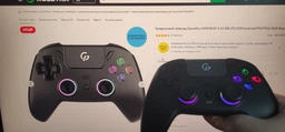 Бездротовий геймпад GamePro GPS13B BT 5.3/USB (PC/iOS/Android/PS3/PS4) RGB Black фото від покупців 4