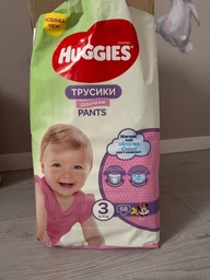 Підгузник Huggies Pants 3 для дівчаток (6-11 кг) 88 шт (5029053564074)