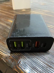 Мережевий зарядний пристрій PD 65W швидка зарядка Quick Charge 3.0 USB Type-C PD блок швидкої зарядки для IPhone IPad Apple Samsung Xiaomi юсб адаптер живлення для айфона телефона чорний (10077) фото від покупців 3