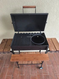 Мангал - гриль барбекю Vesuvi BBQ Wood 600 3 мм (m-Wood)