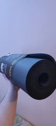 Коврик (мат) спортивный 4FIZJO NBR 180 x 60 x 1.5 см для йоги и фитнеса Black (P-5907222931592) фото от покупателей 1