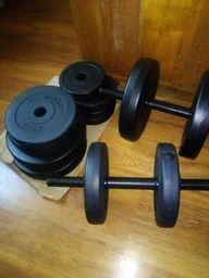 Гантели RN-Sport битумные по 15.5 кг комплект 2шт (BD-16) фото от покупателей 2