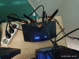Маршрутизатор ASUS TUF-AX3000 V2 4xGE LAN 2.5xGE WAN 1xUSB3.2 MU-MIMO OFDMA MESH gaming (90IG0790-MO3B00 / 90IG0790-MU9B00) фото від покупців 7