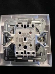 Кнопка Schneider Electric Asfora самозажимная Белая с рамкой (EPH0700121)
