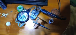 Держатель третья рука для пайки Bodasan держатель плат с лупой и LED подсветкой (X12X) фото от покупателей 1