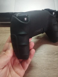 Качественный защитный силиконовый чехол Rubber Protective (Black/Pink) для геймпада DualSense Sony PlayStation 5 (PS5) + накладки на стики [466129489] фото от покупателей 2
