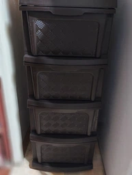 Пластиковий комод "R-plastic" (34 * 40 * 86см), коричневий фото від покупців 1