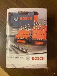 Набір свердел Bosch HSS PointTeQ по металу 18 шт (2608577350) фото від покупців 3