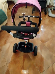 Трехколесный велосипед EcoToys прогулочная коляска YM-BT-2 Gray (5903089068105) фото от покупателей 1