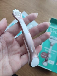Станок для бритья женский (Бритва) Venus Extra Smooth Sensitive RoseGold с 3 сменными картриджами (7702018609994) фото от покупателей 3